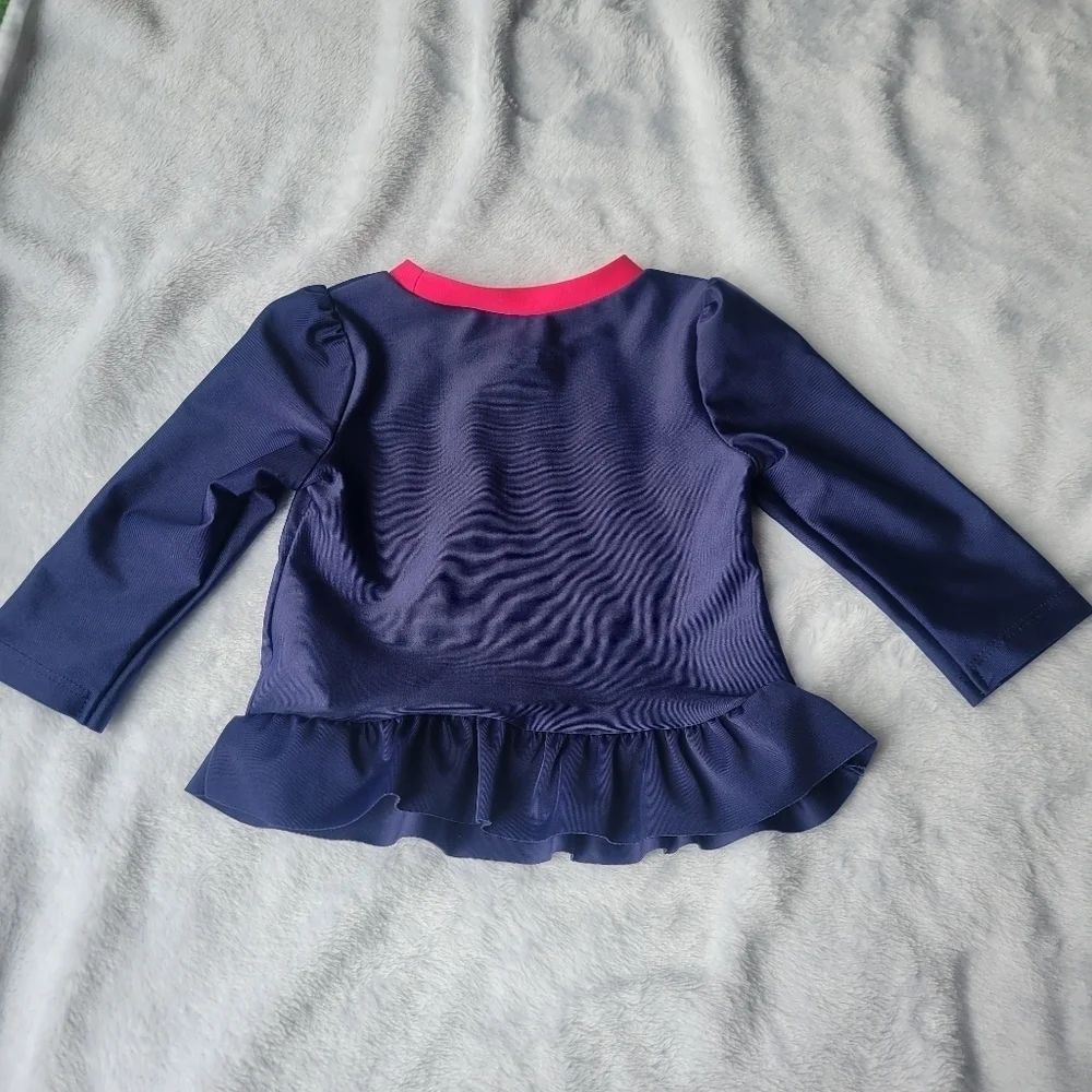 Cat & Jack long sleeve rash guard swim top size 9 months